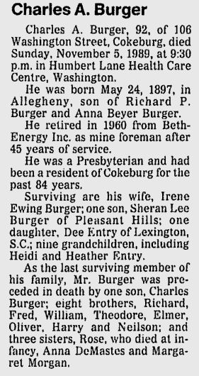 Charles A. Burger